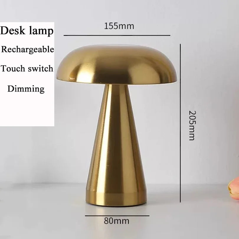 Vindemia table lamp in Rose Golden finish